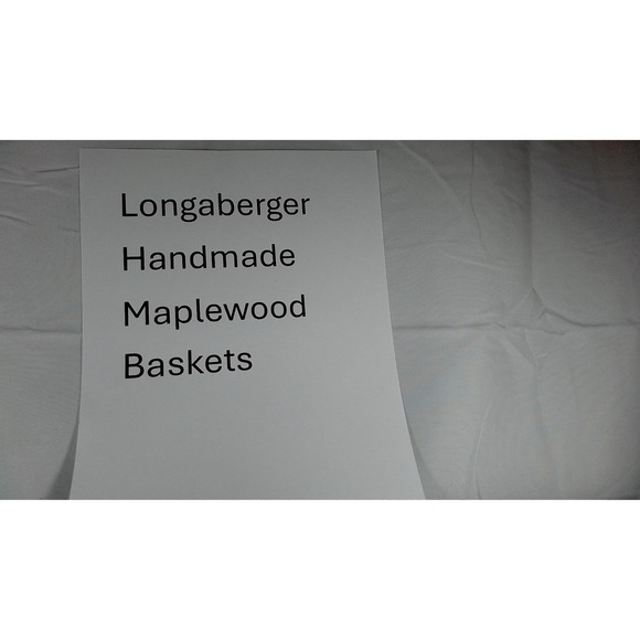 Longaberger Little Things Basket Set with Jingle Bell Topper- NEW - Picture 14 of 14